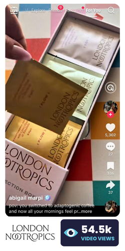 London Nootropics Influencer Viral Video