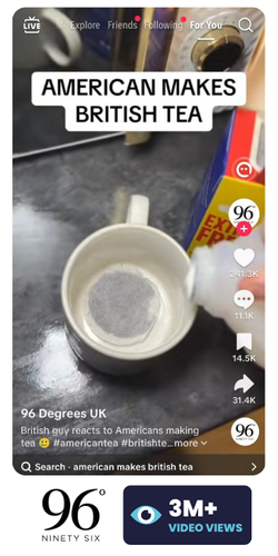 96 Degrees TikTok video