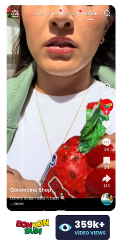 Colombina Bon Bon Bum TikTok video