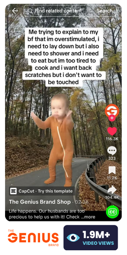 The Genius Brand TikTok video