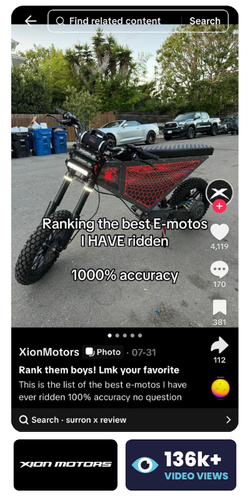 Xion Motors TikTok video